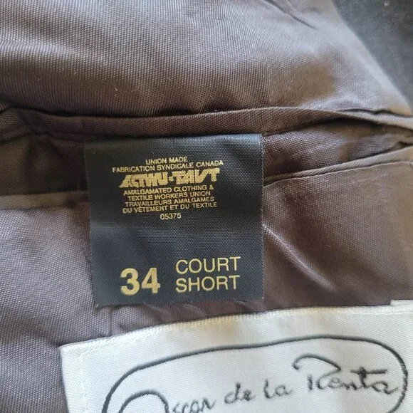 Vintage Wool Oscar De La Renta Blazer, 34 Short - Picture 6 of 12